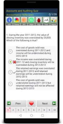 Accounts and Auditing Quiz android App screenshot 0