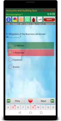 Accounts and Auditing Quiz android App screenshot 4