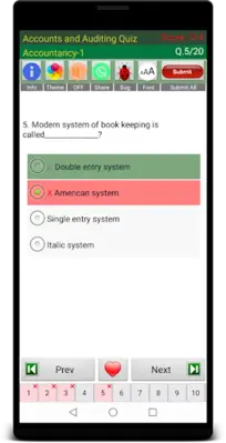 Accounts and Auditing Quiz android App screenshot 5